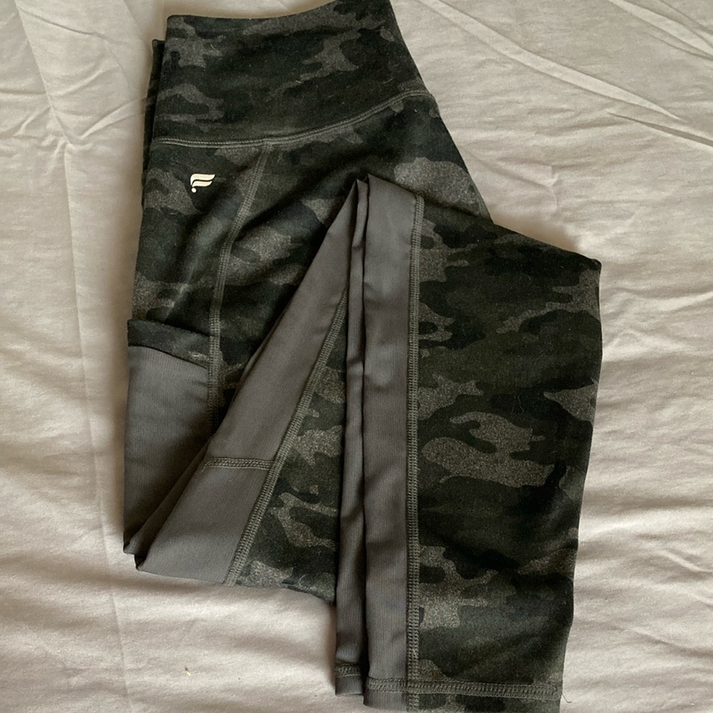 Fabletics Camo Leggings with Side Pocket